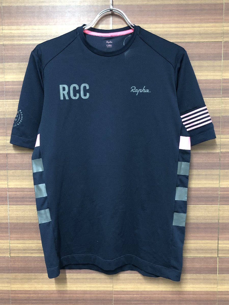 HG632 черновой .Rapha RCC Technica ru футболка TECHNICAL T-SHIRT короткий рукав темно-синий XS