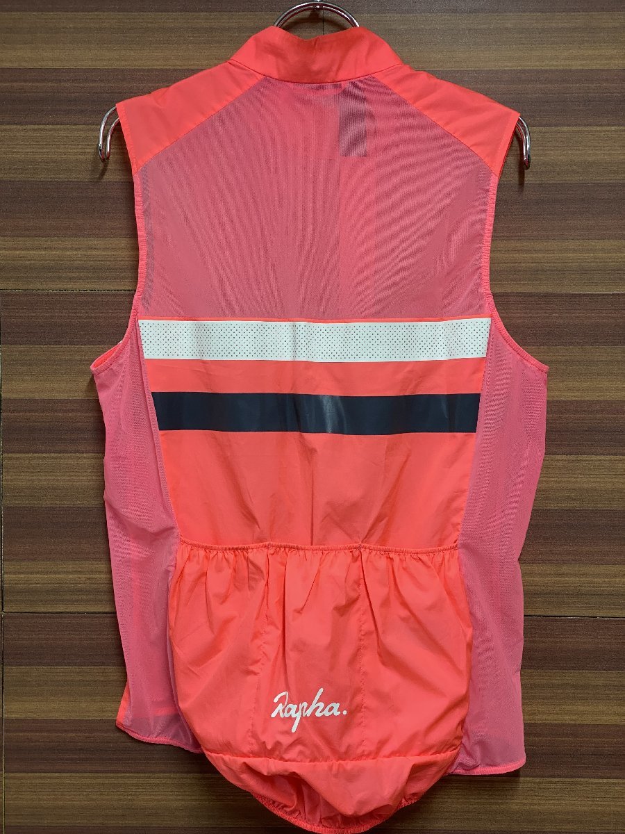 HI407 ラファ Rapha ブルベジレ BREVET GILET WITH POCKETS ピンク S ※サイズプリント剥がれ_画像2