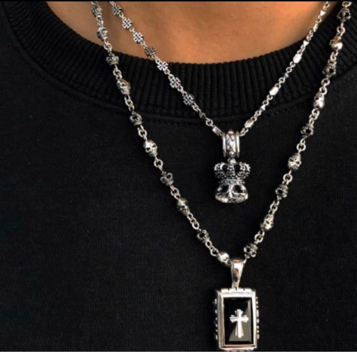 柔らかい 新品◇JUSTIN PENDANT◇クロスペンダント◇定価71,500円