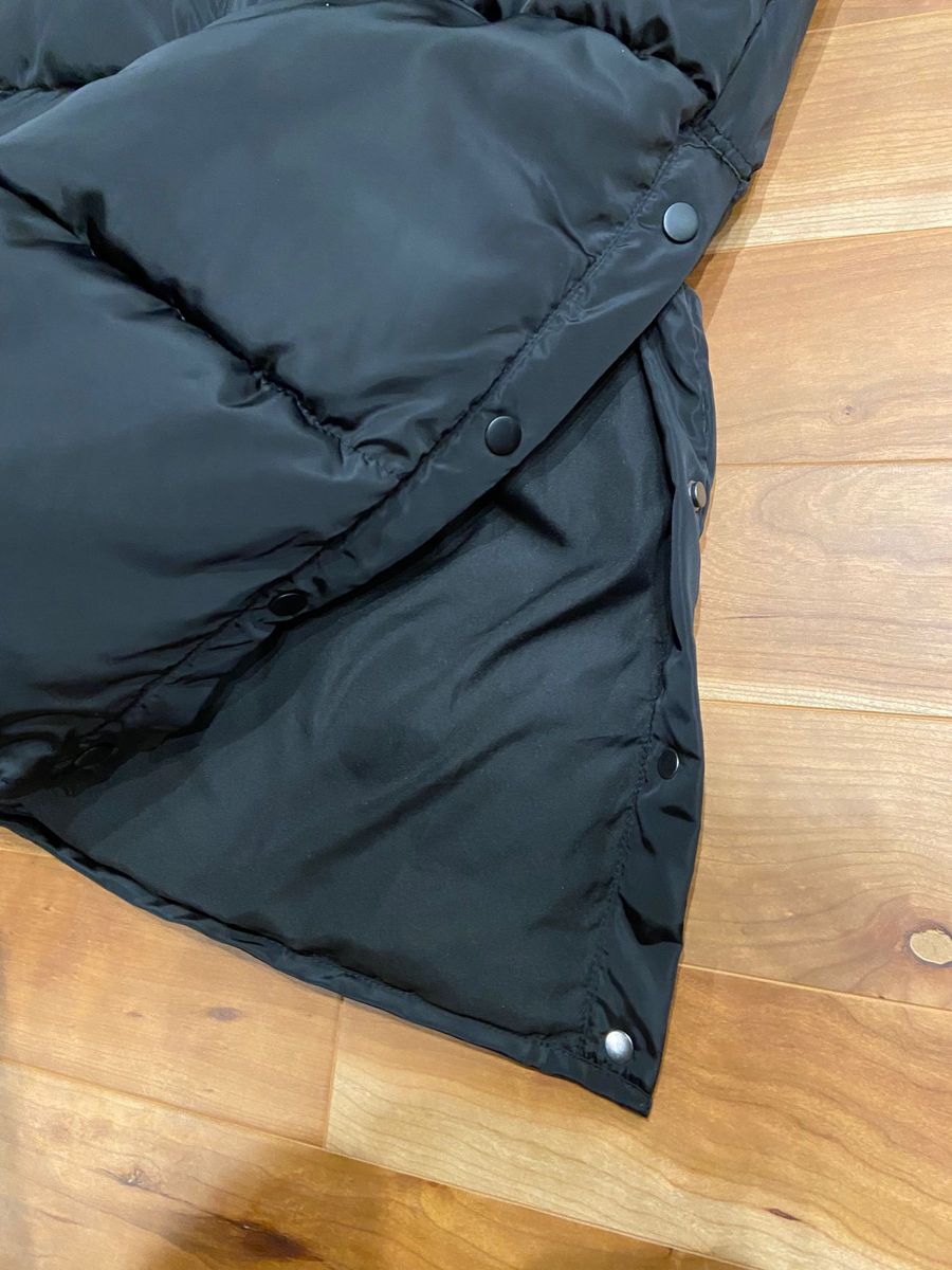 ZARA エクストラロング丈撥水加工パフジャケット S ブラック ZARA エクストラロング丈撥水加工パフジャケット S ブラック