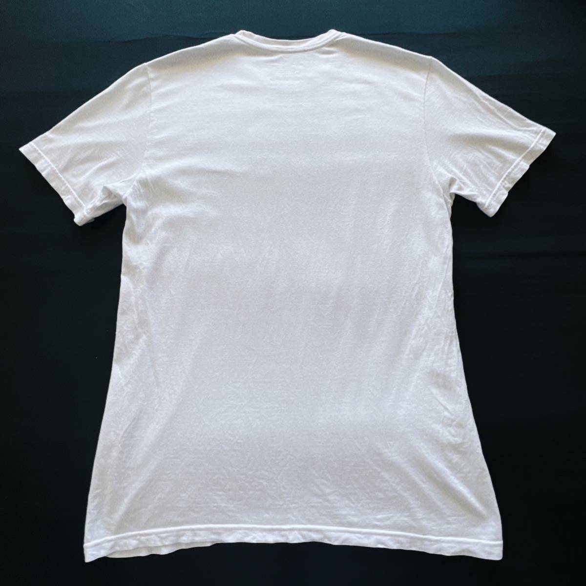 NIKEナイキ 半袖Tシャツ just do it ビッグロゴプリント 白 サイズMの画像5