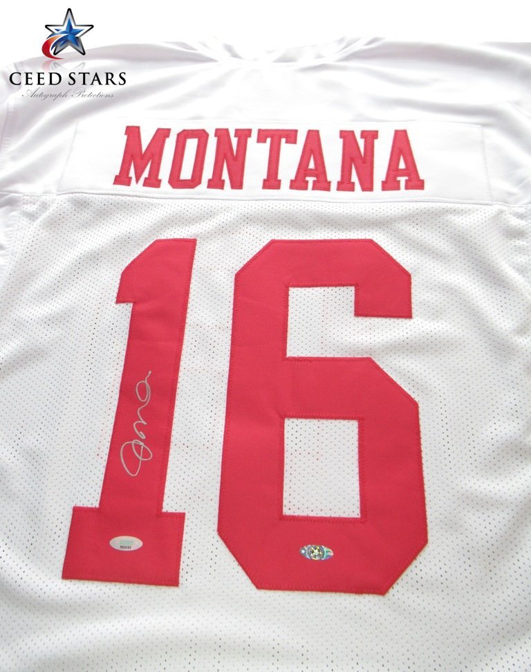 [CS] Joe *montana с автографом 49ers джерси форма TRISTAR фирма площадка зрительно сертификат имеется si-do Star z американский футбол dono .