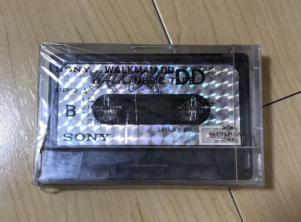 新品 非売品 カセットテープ WALKMAN DD 発売記念 デモテープ レア ウォークマン デモンストレーション テープ 昭和 レトロ SONY music_画像2