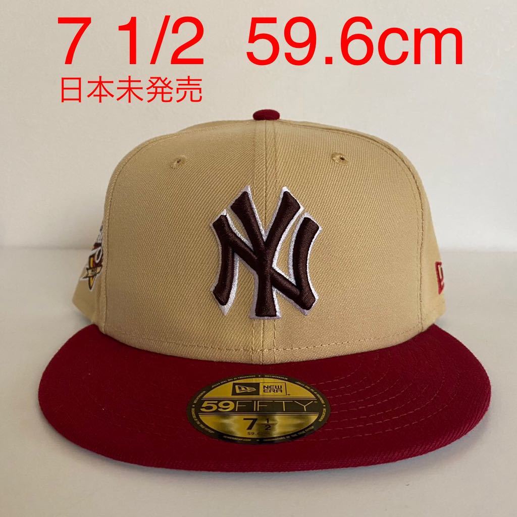 美品】 2Tone Yankees NY ツバ裏グレー Era New 新品 Khaki 帽子