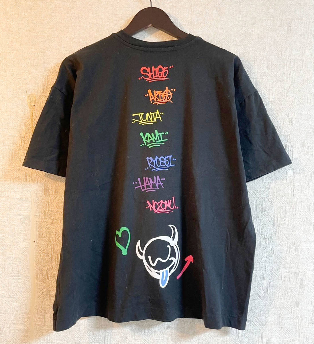 ジャニーズWEST LIVE TOUR 2020 W trouble　半袖　Tシャツ　ツアーT　ブラック　黒_画像8