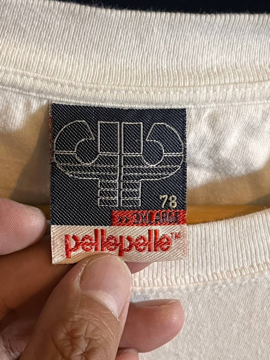 PELLE PELLE/ペレペレ　半袖　Tシャツ　ビッグサイズ　大きいサイズ　ヒップホップ　ブランド　ホワイト　白_画像5