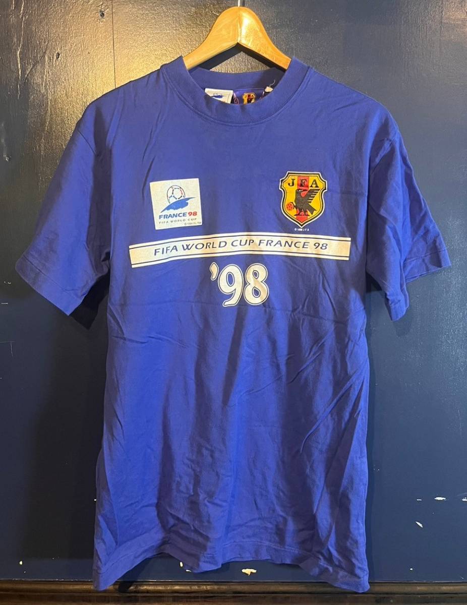 1998 FIFAワールドカップ フランス大会 半袖 Tシャツ JFA 日本代表