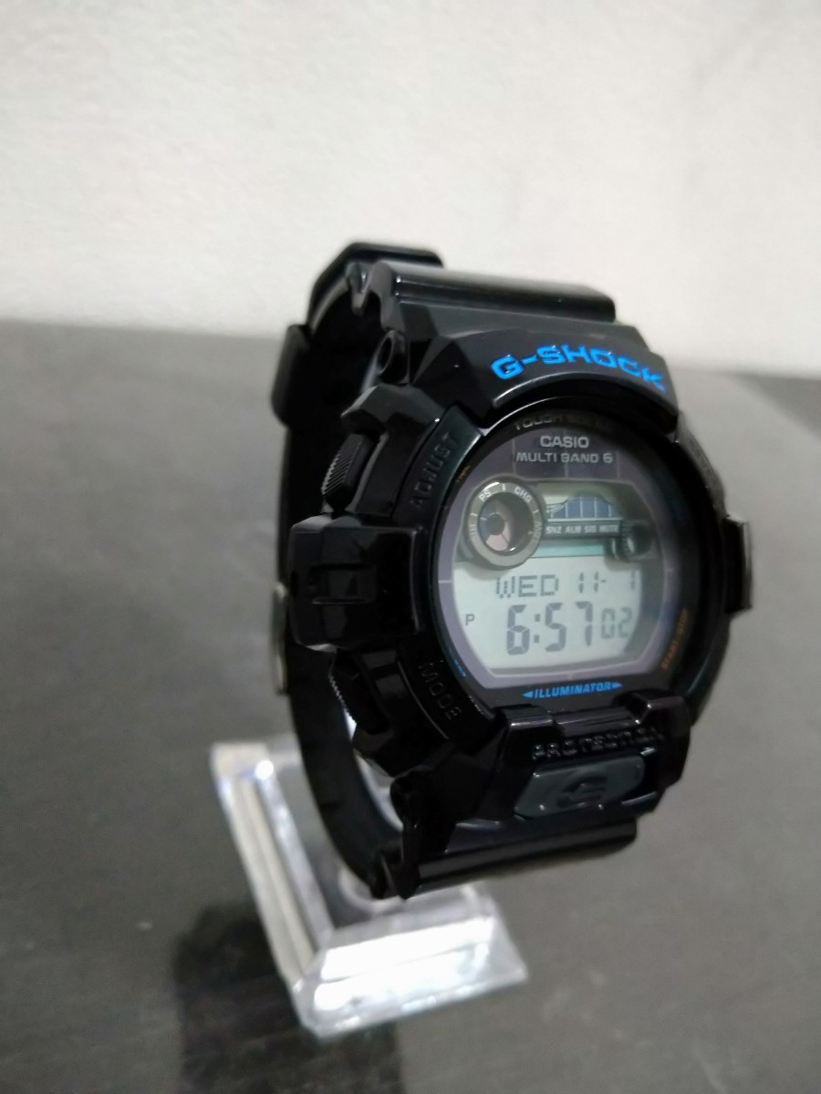 【大幅値下】【未使用級】CASIO G-SHOCK G-LIDE 電波ソーラー タフソーラー マルチバンド6 耐衝撃構造 20気圧防水  GWX-8900-1JF