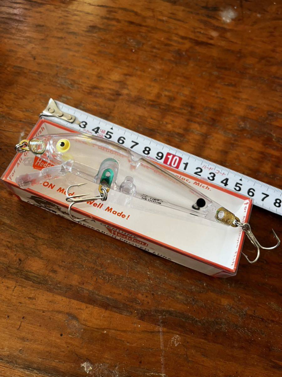 新品未使用　ヘドン　ビッグタイガー　道楽　エビスヤテーラー　クリア　C HEDDON ミノー bigtiger