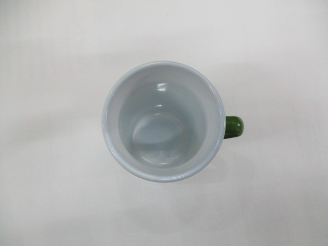 難があるけどミルクを飲むのにちょっといい感じのグリーン色のホーローカップ　_画像5