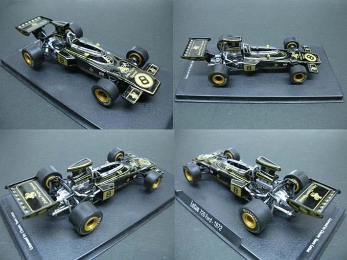 A★ RAB 1/43 ★ JPS ロータス 72D フィッティパルディ 1972年 F1世界チャンピオン ★ LOTUS Ford 72D ★ not PMA ★ JPSタバコロゴ入り_サンプル画像