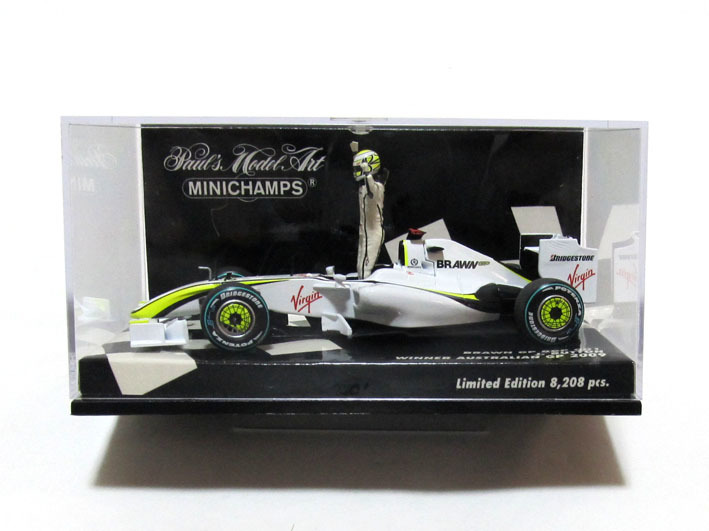 A★PMA ミニチャンプス 1/43★ ブラウン GP BGP001 ジェンソン・バトン #22 2009 開幕戦オーストラリア優勝★ BRAWN GP チーム初参戦初優勝_出品モデル