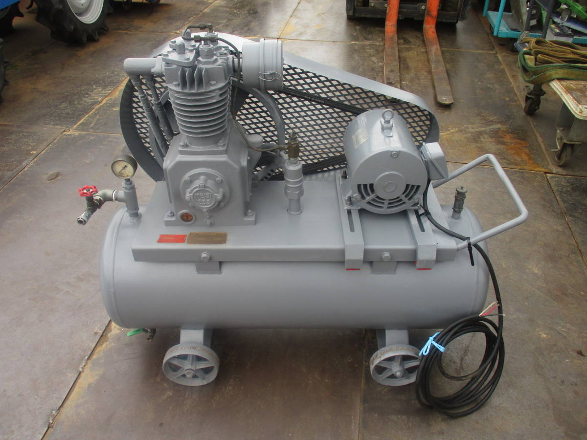 明治 エアーコンプレッサー NM-233 三相200V 2.2kW?