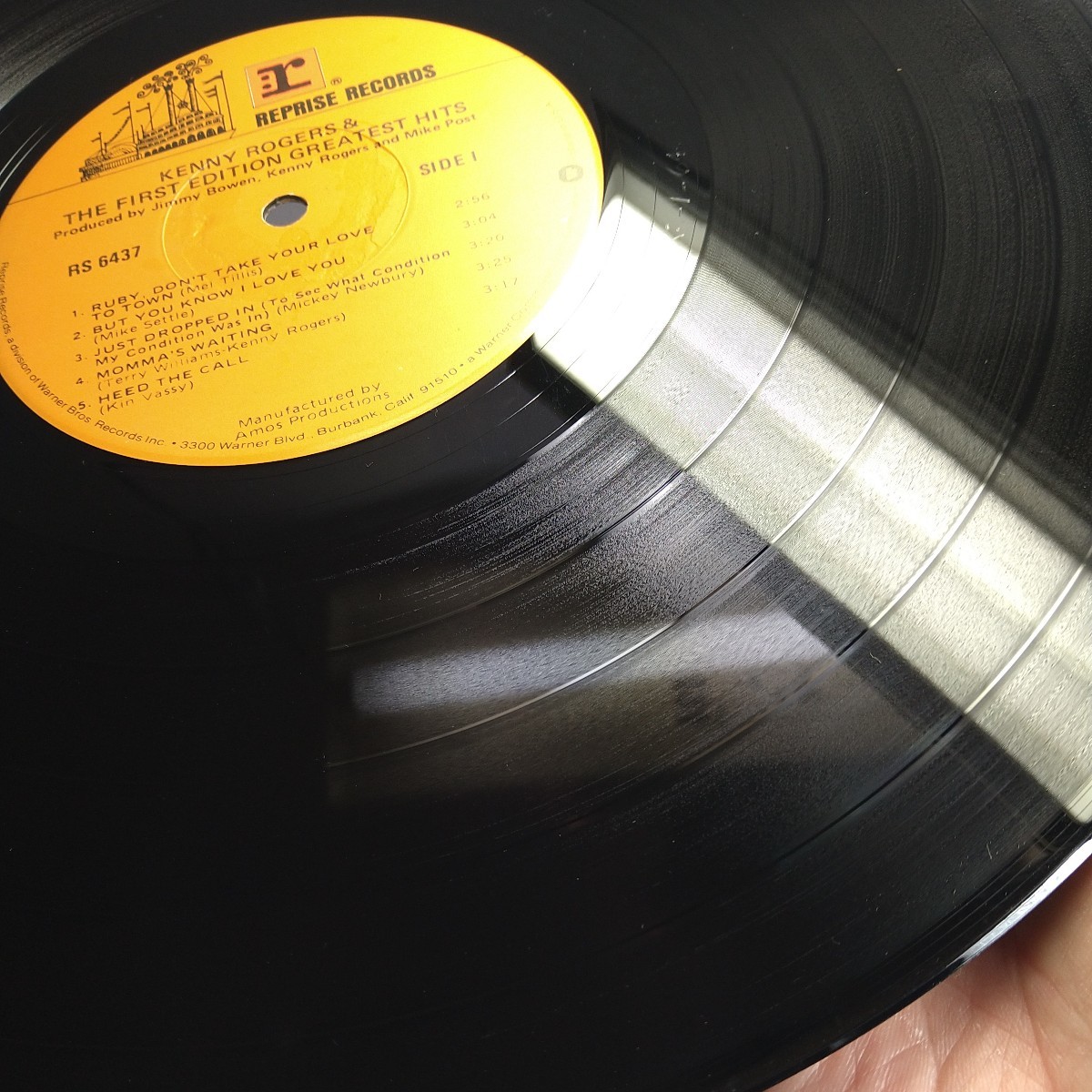 n-302◆Kenny Rogers & The First Edition Greatest Hits/ケニー・ロジャースUSA盤 ビニールレコード LP◆状態は画像で確認してください_画像4