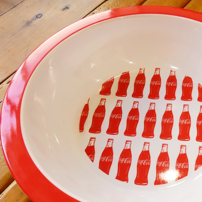 コカ・コーラ メラミン パーティー ボウル Coca-Cola コーラ 食器 皿 アウトドア キャンプ パーティ キャンプ アメ雑_画像3