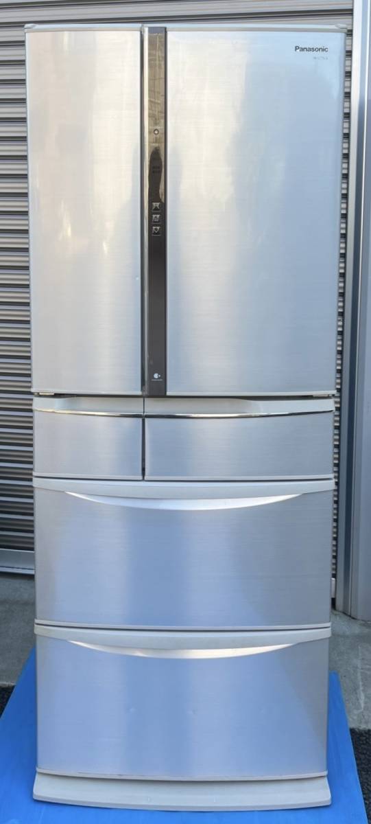 【No.128】PANASOIC パナソニック ノンフロン冷凍冷蔵庫 5ドア 2012年製 470L NR－F477TM－N 中古品