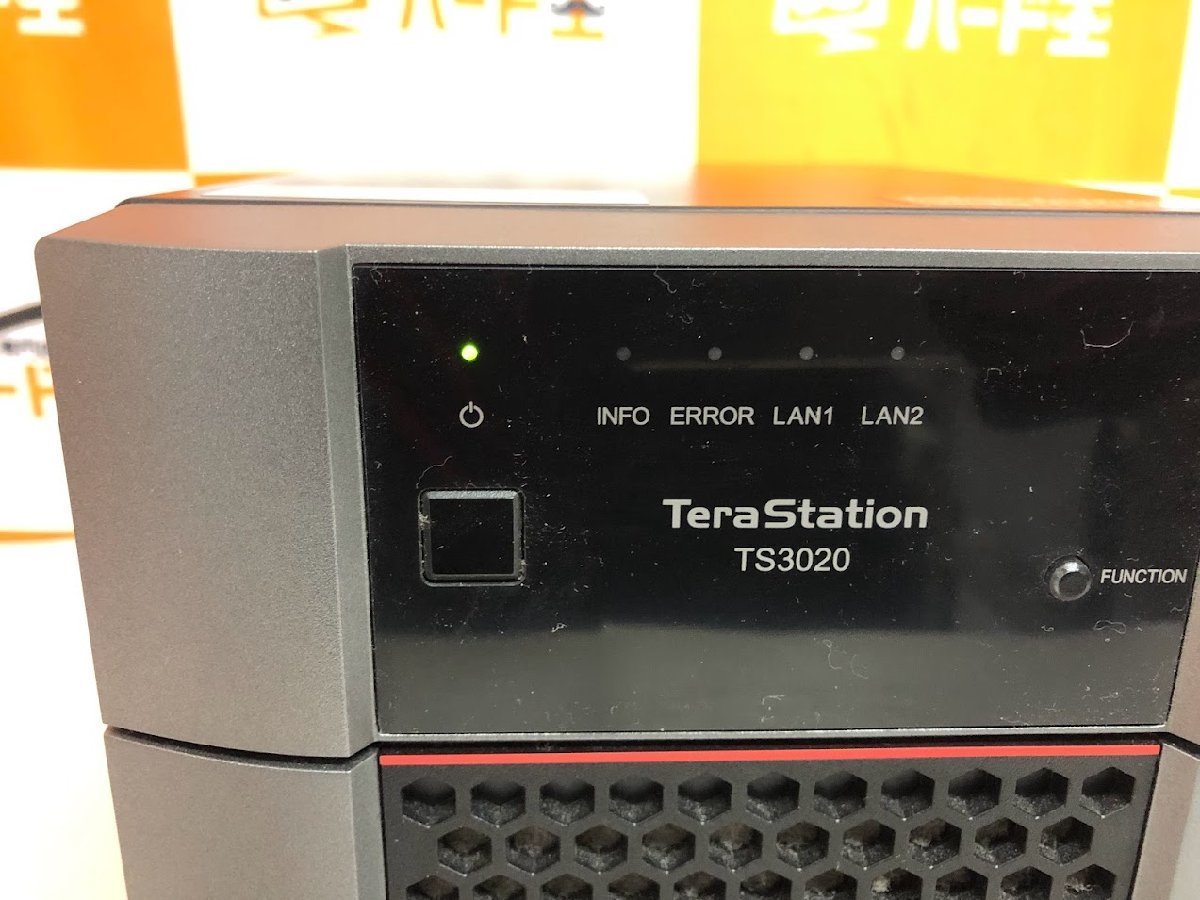 【ハード王】BUFFALO NASテラステーション TS3220DN Series/通電のみ確認/5849-R21_画像2