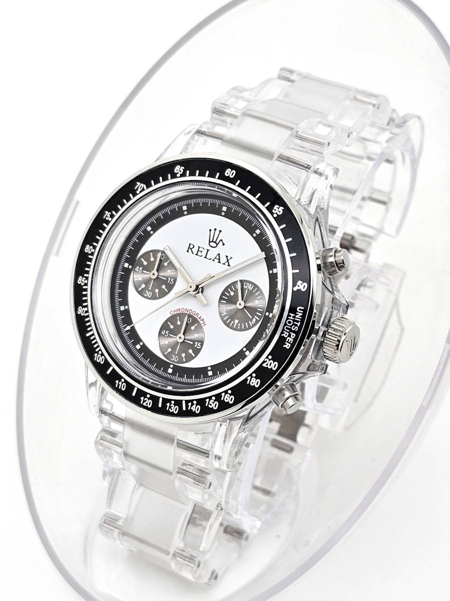 リラックス 王冠ロゴ ヴィンテージ腕時計 世界で最も人気のポール・ニューマン腕時計 白文字盤 世田谷ベース 所ジョージ D6_画像5