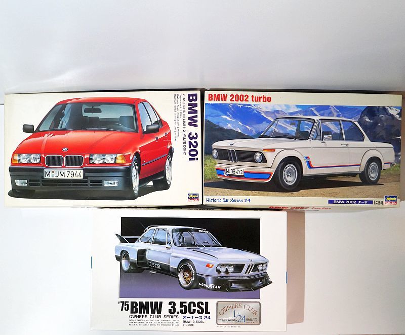 アリイ オーナーズ24 8 BMW 3.5CSL '75 ハセガワ HC-24 BMW 2002 ターボ CD-14 BMW 320i ドイツ車 プラモデル ディスプレイモデル