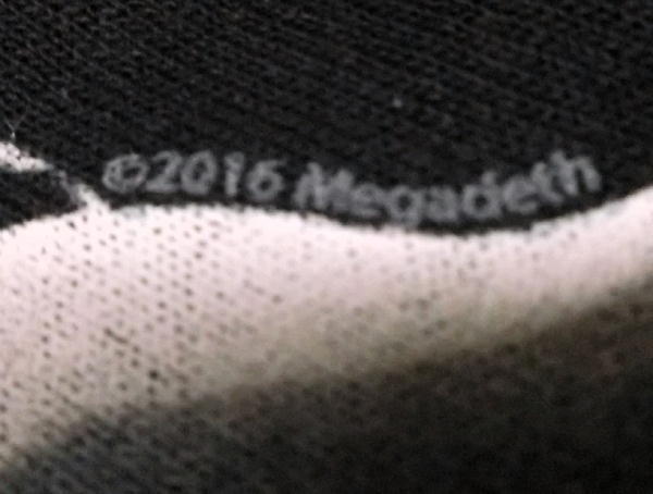 ★メガデス Tシャツ MEGADETH DYSTOPIA - M 正規品 スラッシュ メタル メタリカ_画像4