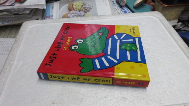  новый товар выгодная покупка книжка скол выставлять книга с картинками иностранная книга Just Like Mr Croc жесткий чехол 