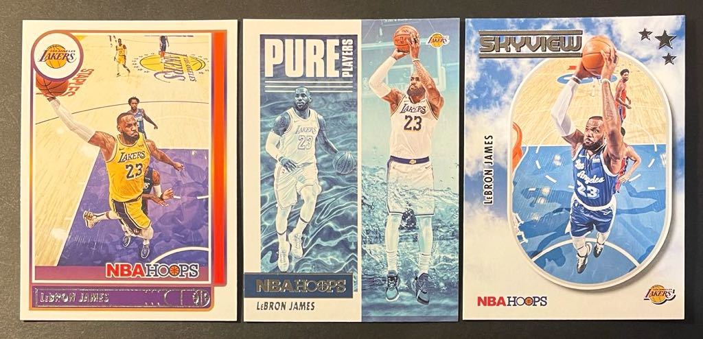 Lebron James 2021-22 Hoops Base Pure Players Skyview Set Lakers レブロン レイカーズ NBA_画像1
