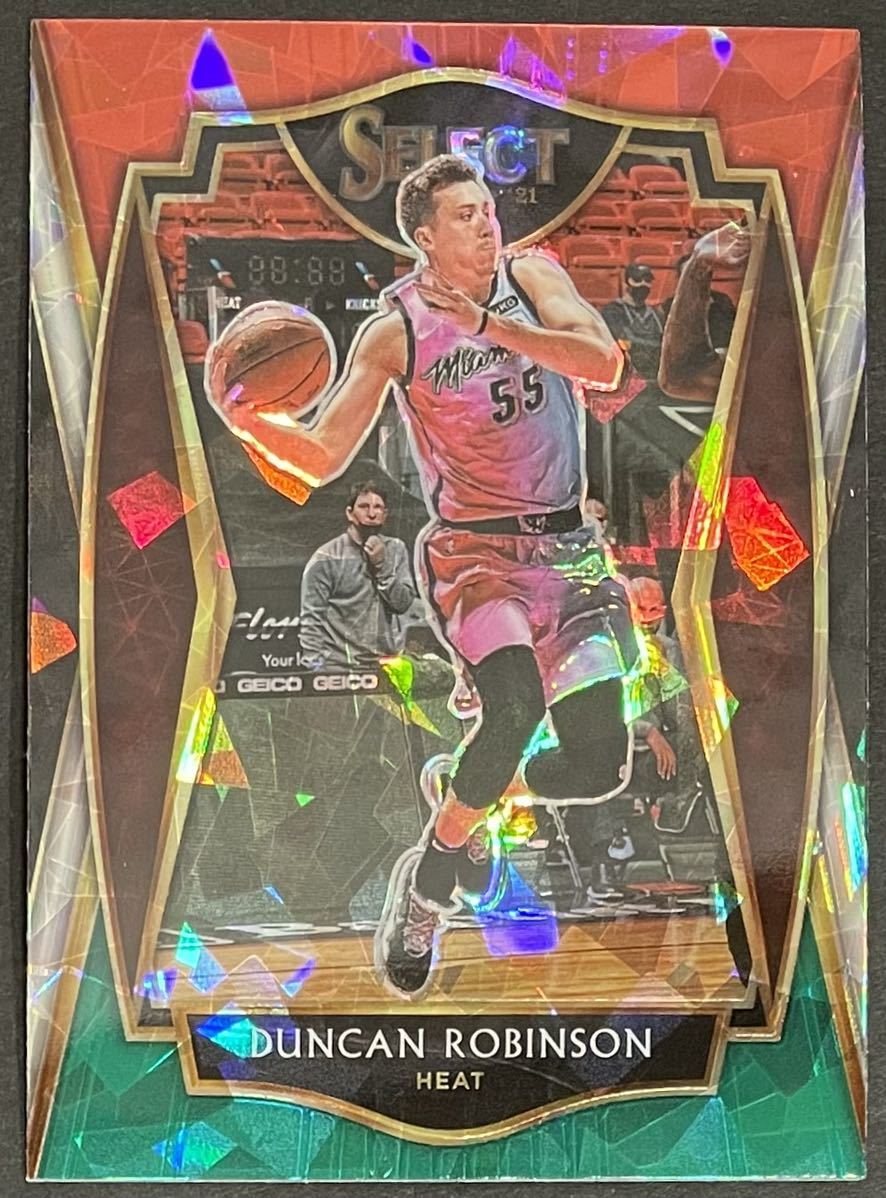 Duncan Robinson 2020-21 Select Tei-Color Ice Prizm Miami Heat NBA_画像1