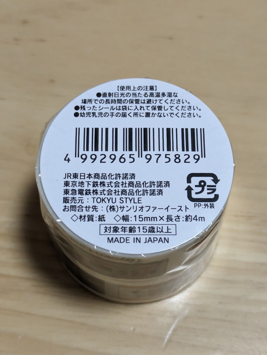 マスキングテープ 限定 渋谷 JR 東京メトロ 東急電鉄 渋谷スクランブルスクエア 山手線 銀座線 東横線 埼京線 電車 子鉄 新品 駅名 マステ_画像2