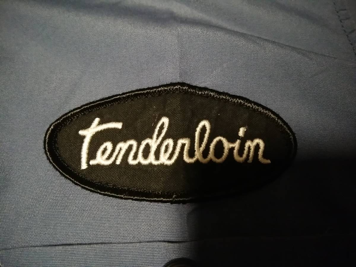 【TENDERLOIN テンダーロイン 】長袖ワークシャツS 日本製 ブランド黄金期 名作 人気アイテム 楕円形ワッペン刺繍入り_画像4