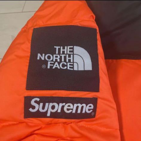 16AW 国内正規 Supreme North Face Nuptse Jacket power orangeシュプリーム ノースフェイス ヌプシ ダウン ジャケット パワーオレンジ _画像6