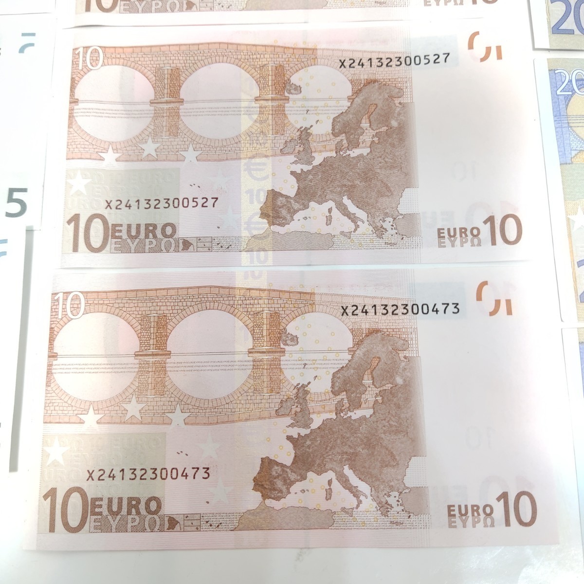 EURO ユーロ 紙幣 5ユーロ／10ユーロ／20ユーロ☆140ユーロ／旧紙幣_画像6