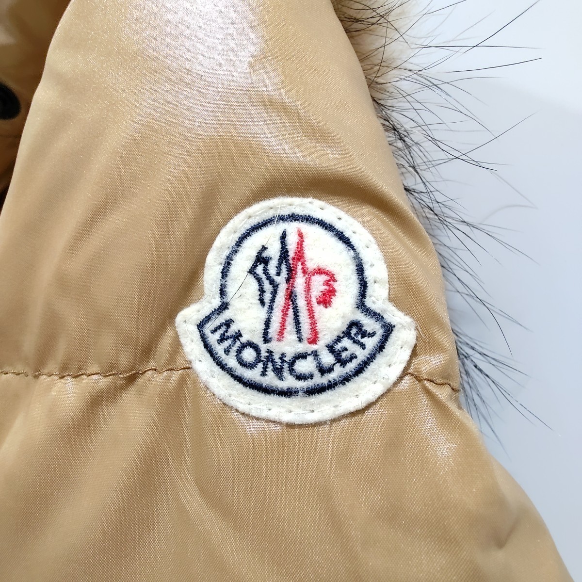 MONCLER☆モンクレール☆ダウンジャケット☆G32-003☆レディース／キャメル②_画像4