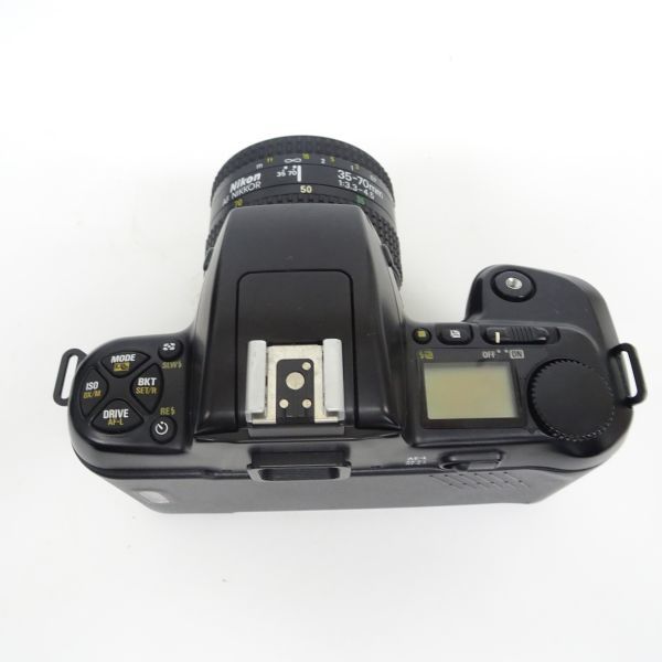tyys 930-1 106 Nikon ニコン F-601 AF NIKKOR 35-70mm 1:3.3-4.5 一眼レフフィルムカメラ 動作未確認 カメラバッグ付き_画像5