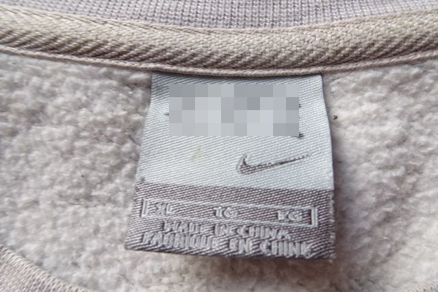 NIKE/ナイキ/長袖トレーナー/プルオーバー/スウェット素材/ロゴプリント/シンプル/カジュアル/グレー杢/XLサイズ(11/28R5)_画像3