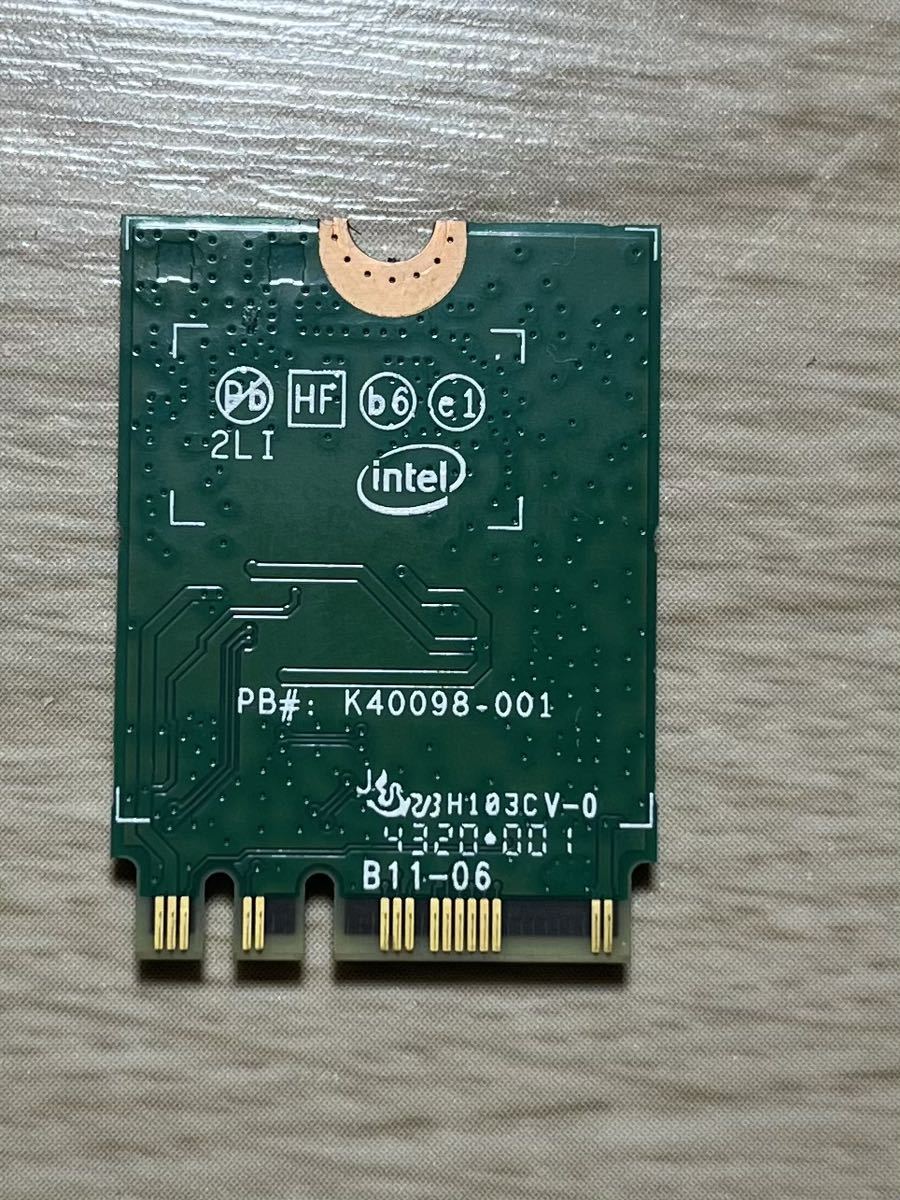 Intel Wi-Fi 6 AX200 アダプター 型番: AX200 NGW　IF: NGFF key E(M.2 2230)_画像2