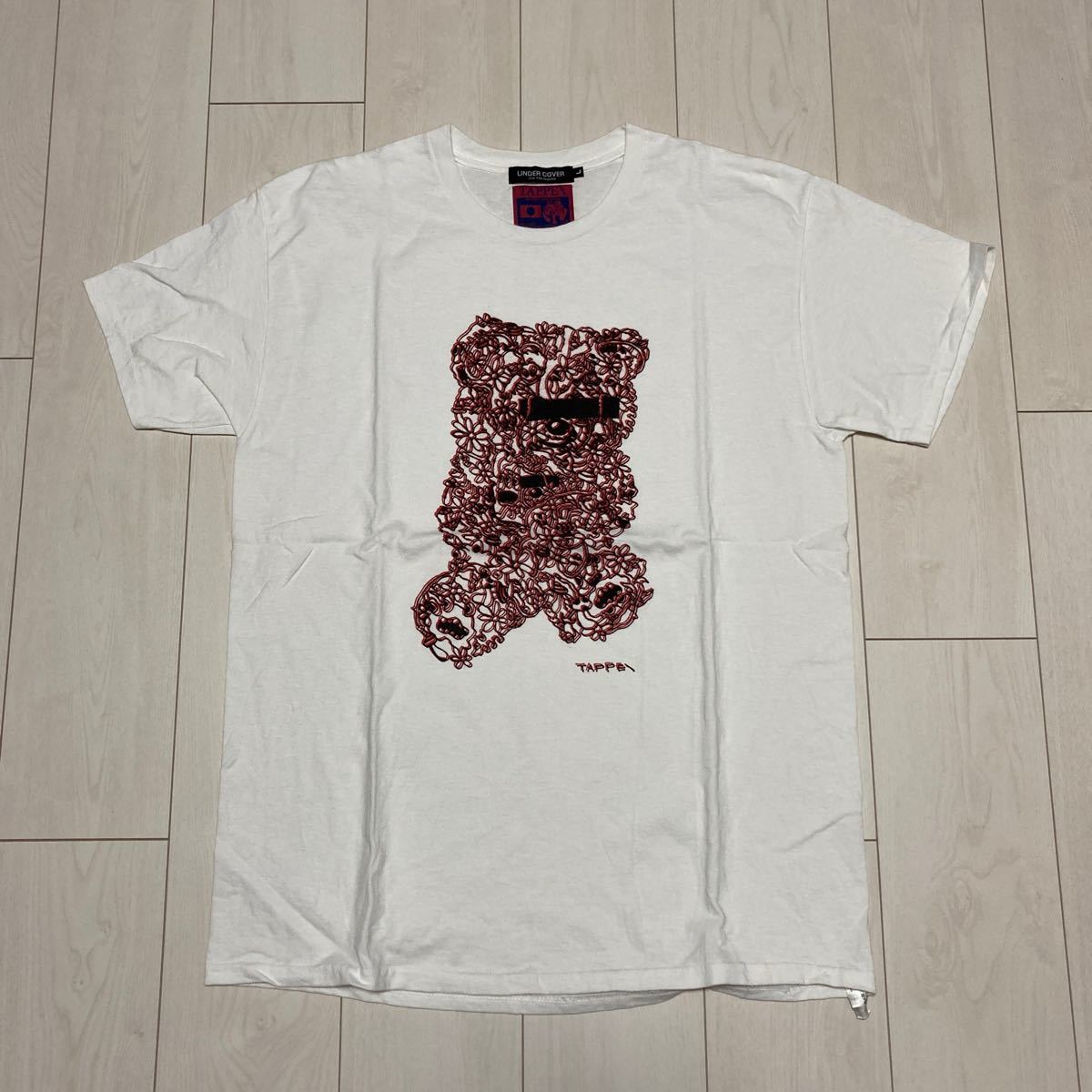 UNDERCOVER Tappei T-shirt's White アンダーカバー テッペイ ベア Tシャツ ホワイト Lサイズ 半袖Tシャツ _画像1