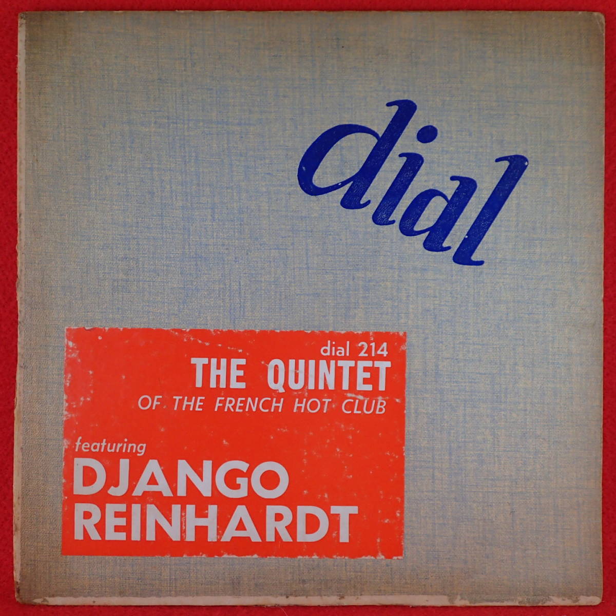 1円開始★神洗浄【家宝級レア★10インチ★USオリジナル★DIAL FLAT 耳 溝 粗目 ステッカ-】★Django Reinhardt/Quintet of French Hot Club_画像1