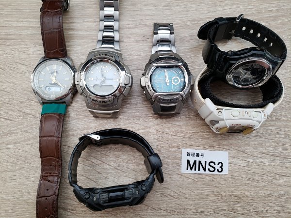 MNS3　時計　腕時計　部品取り　ジャンク品　おまとめ　SEIKO　セイコー　CASIO　カシオ　G-SHOCK　baby-G_画像1