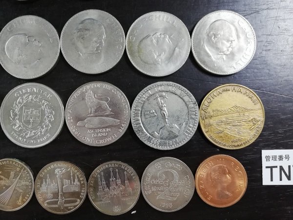 TNT18　各国の古銭　硬貨　コイン　おまとめ　イギリス大型コイン　韓国　ロシア　など_画像5