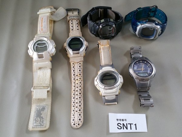 SNT1　時計　腕時計　部品取り　ジャンク品　おまとめ　CASIO カシオ　G-SHOCKなど_画像1