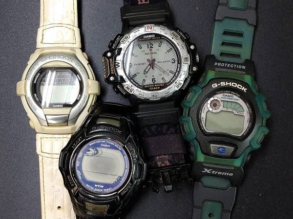 KNT35　ジャンク品　腕時計　部品取り　おまとめ6点　CASIOカシオ　G-SHOCK　など_画像2