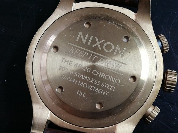 TNFO17　腕時計　部品取り　ジャンク品　おまとめ6点　NIXON　CYMA　など_画像8