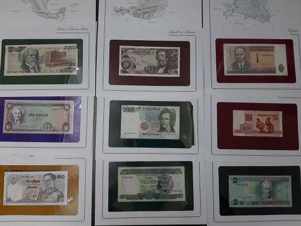 IDF28　世界の国々の紙幣コレクション 　OFFICIAL BANKNOTES OF EVERY NATION　112枚　おまとめ_画像5