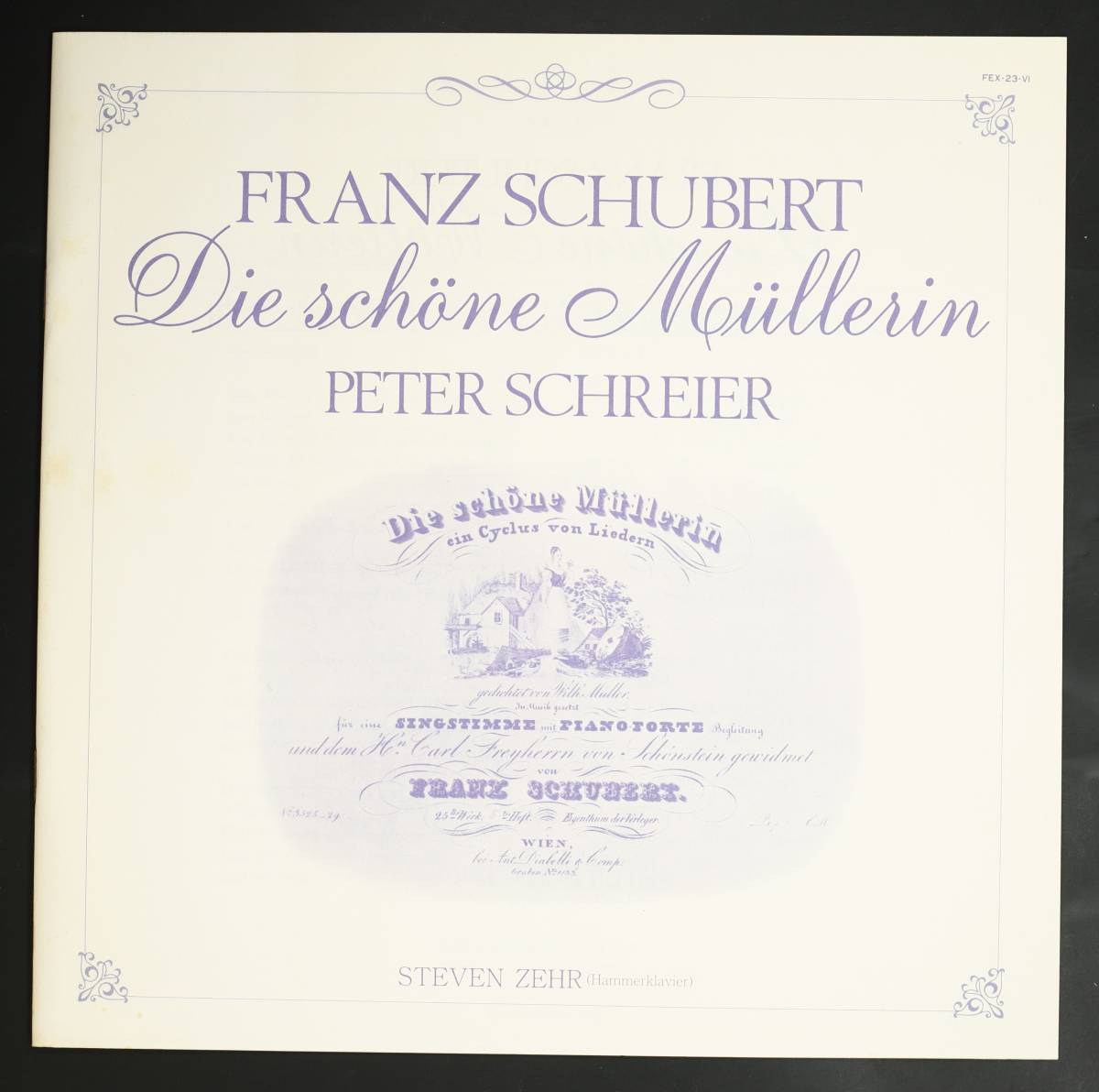 【PromoLP】ペーター・シュライアー/シューベルト:歌曲集(並良品,高品質・重量盤,1980,Peter Schreier)_画像4