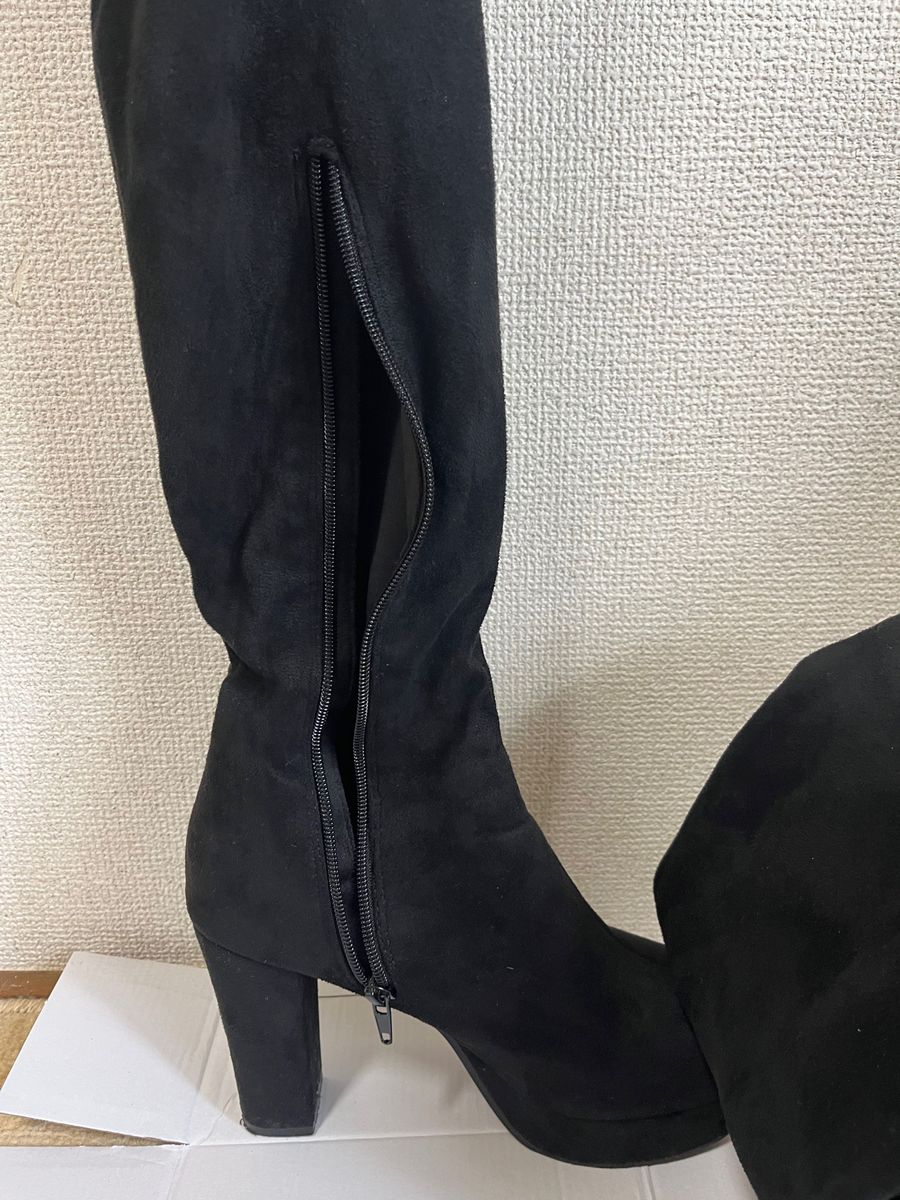 夢展望 ニーハイブーツ 美品 ヒール10.5cm ストーム3.5cm