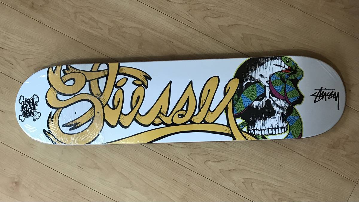 希少ステューシー インフォメーションSUTSSY×IN4MATION スケボー 希少ステューシー インフォメーションSUTSSY×IN4MATION スケボー