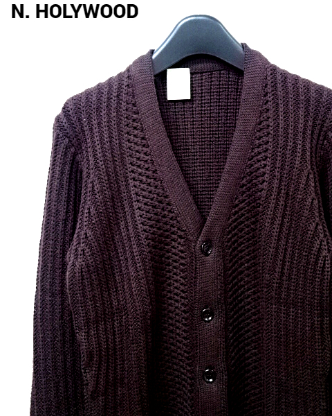 36 ￥35,640【N.HOOLYWOOD KNIT CARDIGAN 132-KT04 ミスターハリウッド カーディガン ニット エヌハリウッド カーディガン】_画像1