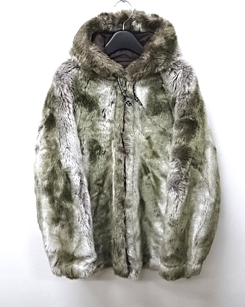 XS 青山限定【A BATHING APE ア ベイシング エイプ ファージャケット Bape パーカー ジャケット オールド レア フェイクファー NIGO】_画像9