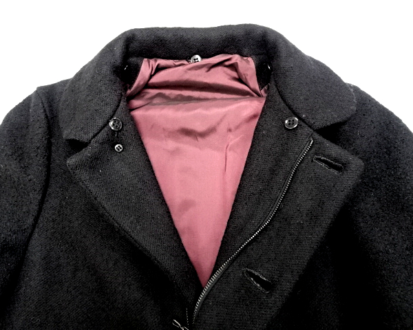 M【RICO WOOL Zip JACKET 06-10C-4019 Black リコ ウール ジップ ジャケット ブラック】_画像5