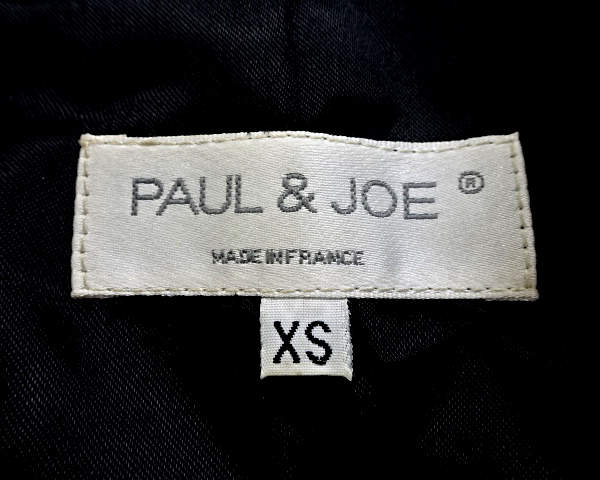 XS 未使用【PAUL & JOE LETICG JACKET H 02 Black ポール&ジョー ベロア テーラードジャケット ポールアンドジョー ジャケット】_画像5